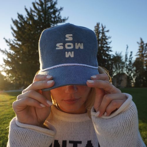 Blue Compass Trucker Hat