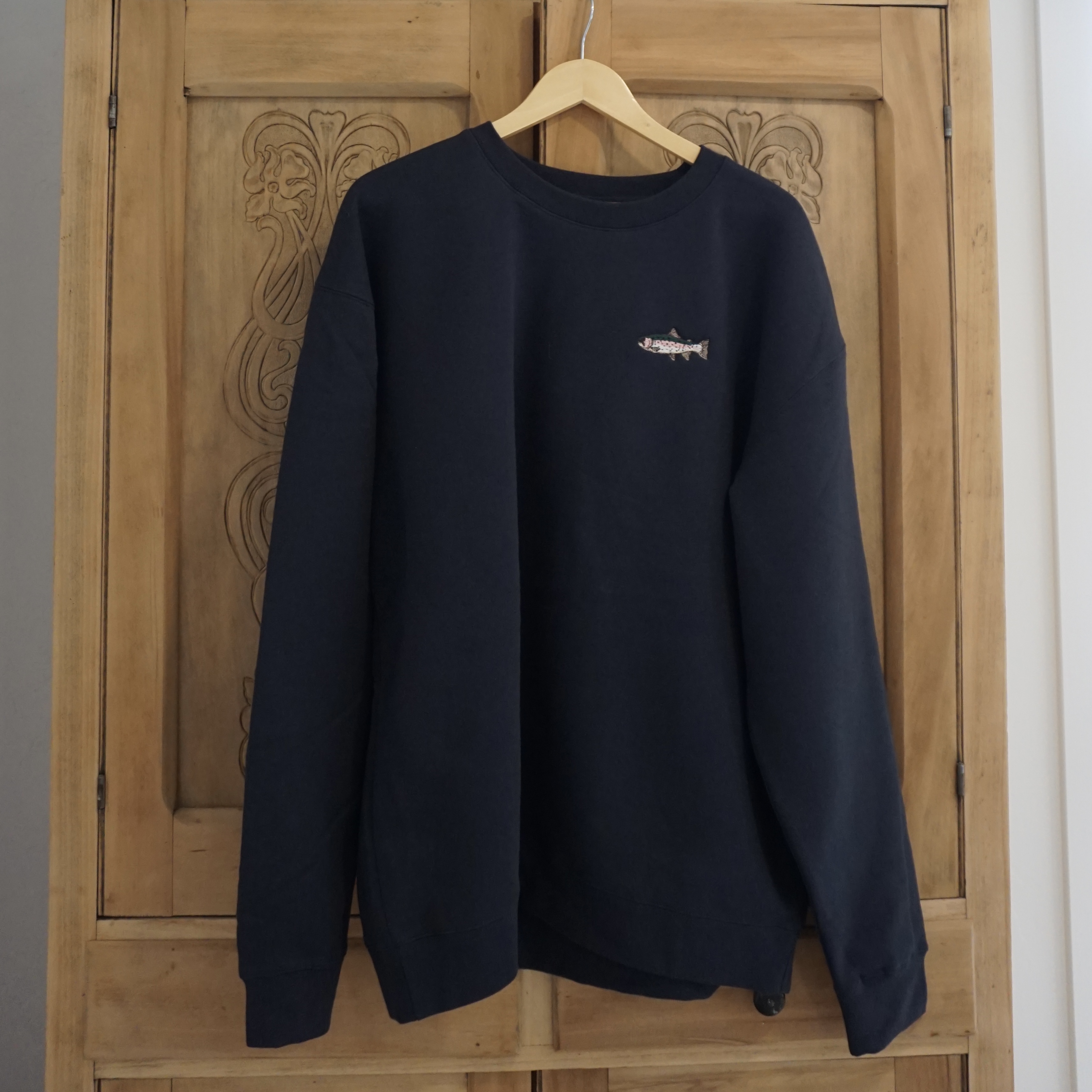 Trout Crewneck - Navy - Image 2
