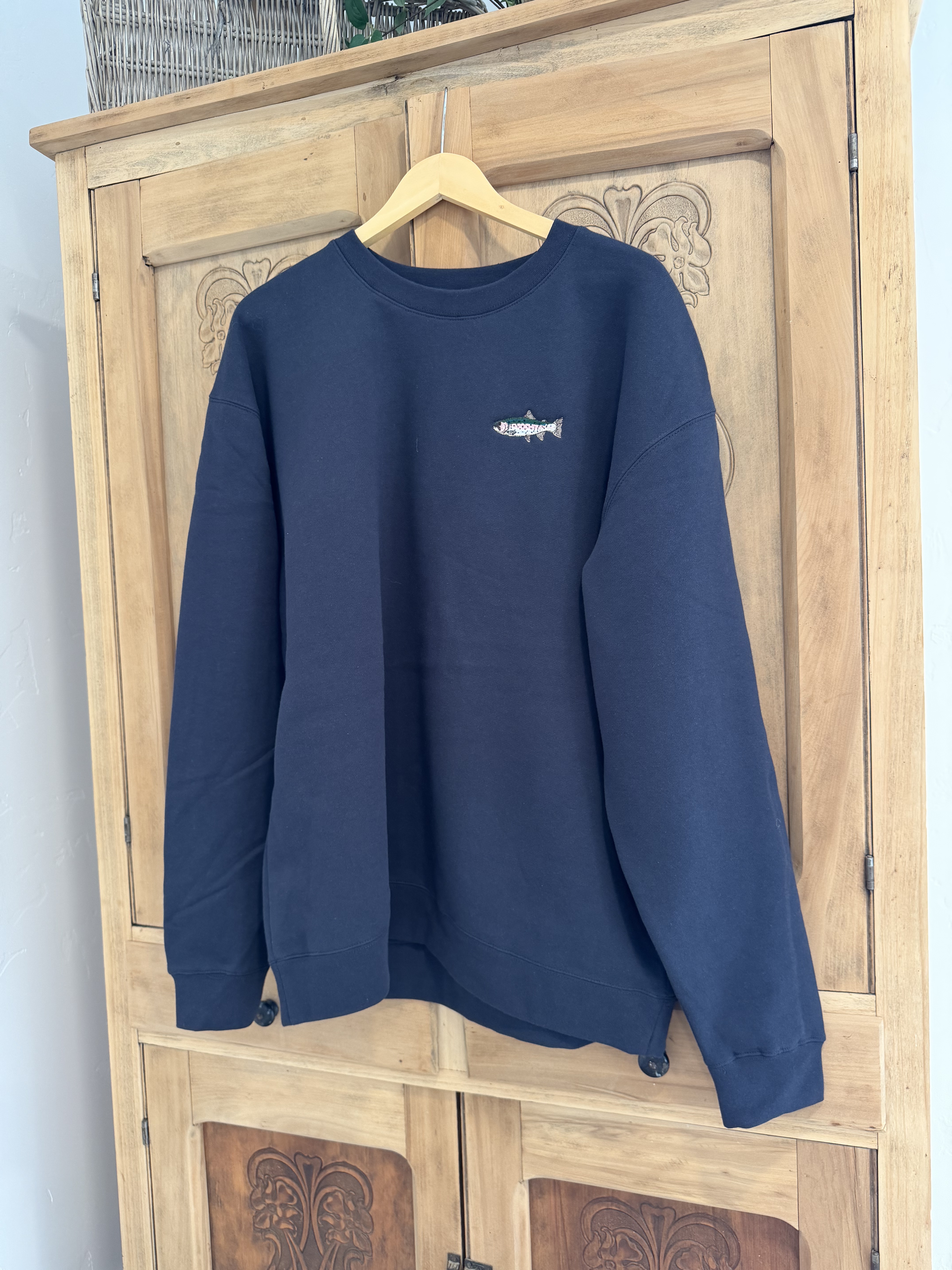 Trout Crewneck - Navy - Image 4
